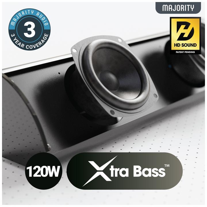 Actual product image Majority Snowdon 2 Soundbar - ingebouwde Subwoofer - AKTIE! (120 W, Stereo)
