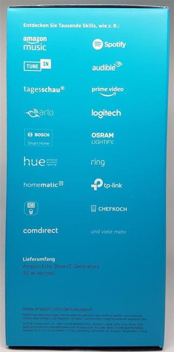 Immagine prodotto Amazon Mostra Eco (2a generazione) (Amazon Alexa)