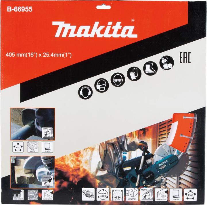 Productafbeelding Makita Diamantschijf 405mm Rescue