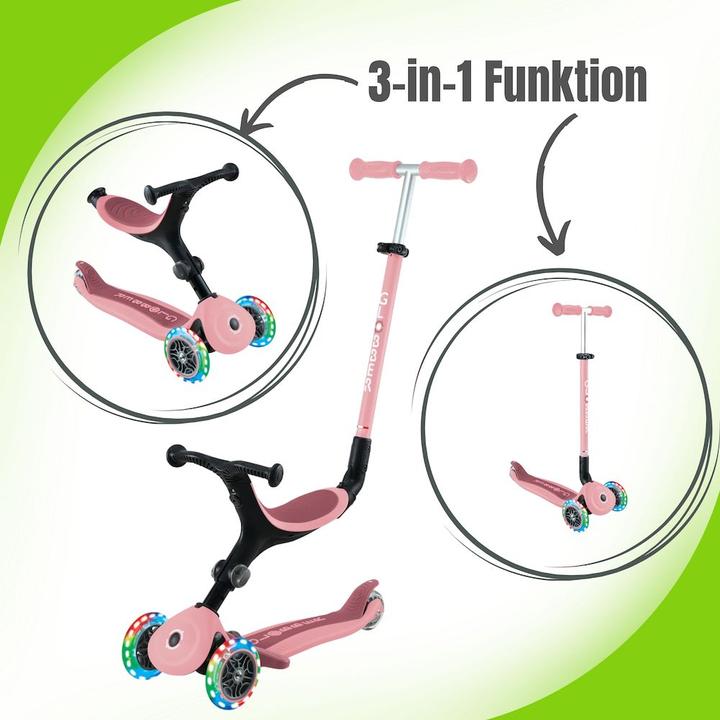 Actual product image Globber Go Up Active Lights tricycle