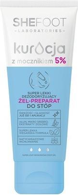 SHE s.r.l. Shefoot Laboratories Deodorizing Foot Gel-Preparation with Urea 5% 75ml
