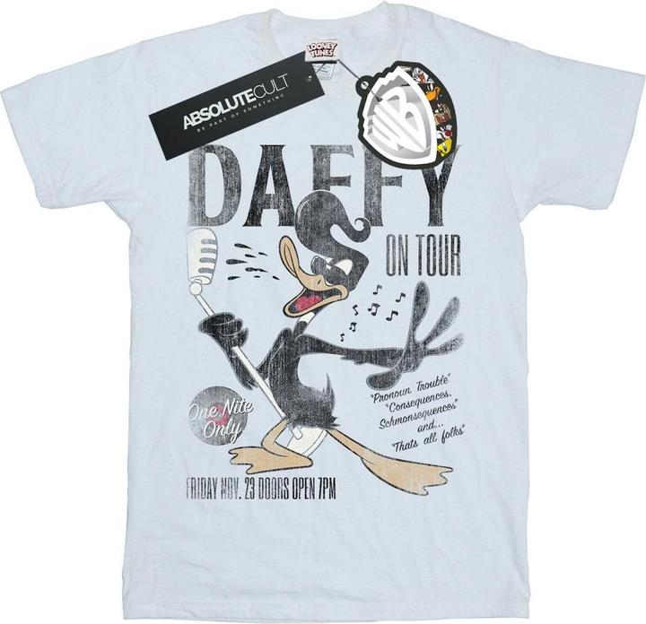 Immagine prodotto Looney Tunes Daffy Duck Concert Maglietta Ampia Donna (M)