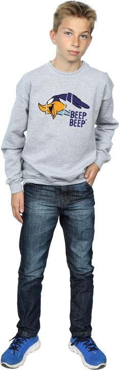 Actual product image Looney Tunes Boys Beep Beep Road Runner Cotton Sweatshirt (128)
