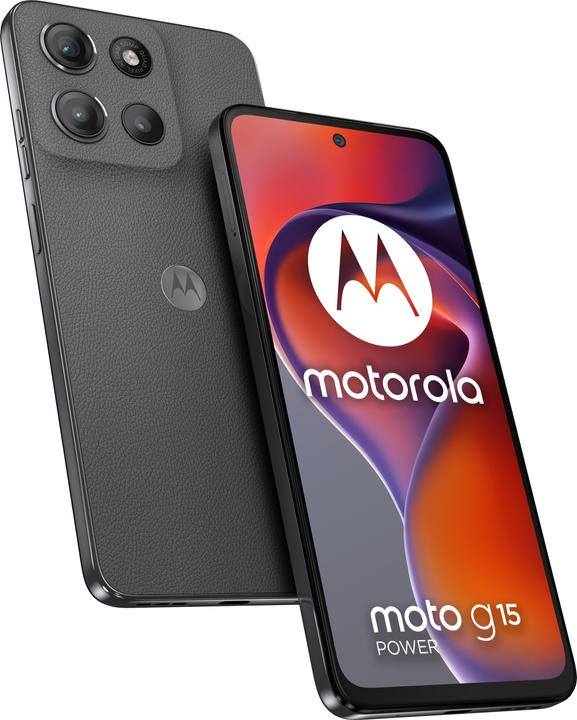 Actual product image Motorola moto g15 power (256 GB, Grey, 6.72", Dual SIM, 50 Mpx, 4G)