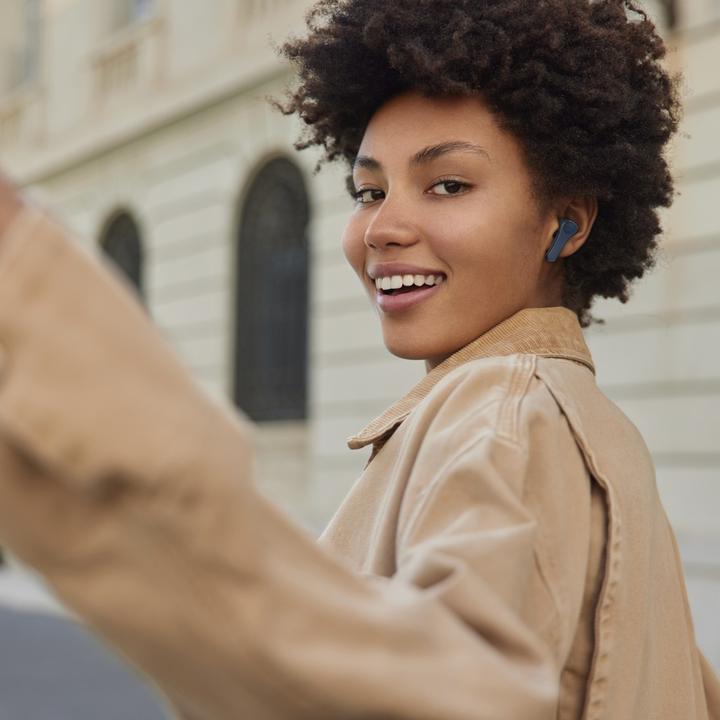 Produktbild Hama Bluetooth®-Kopfhörer Spirit Unchained, True Wireless Earbuds, ENC, FC, BL (ANC, 16 h, Kabellos)