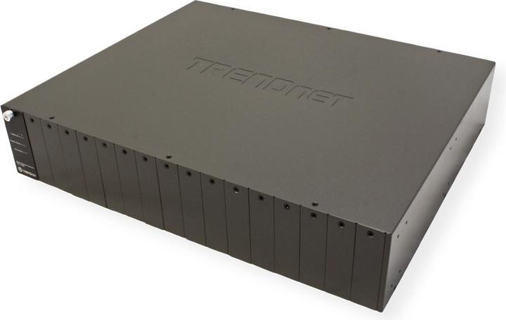 Actual product image Trendnet TFC-1600 Converter Chassis 16-Bay (16 Ports)