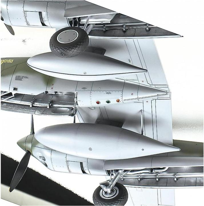 Actual product image Tamiya 1/48 Lockheed P-38 F/G Lightning