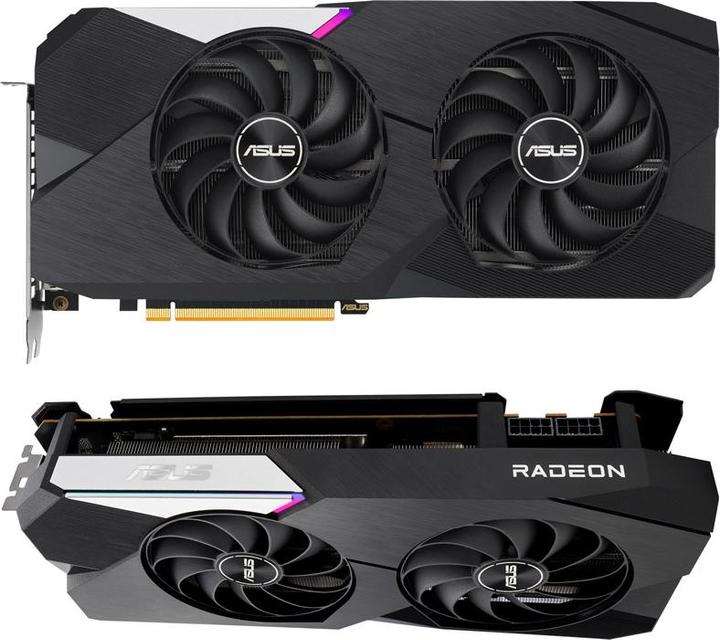 Actual product image ASUS DUAL Radeon RX 6750 XT OC EDITION (12 GB)