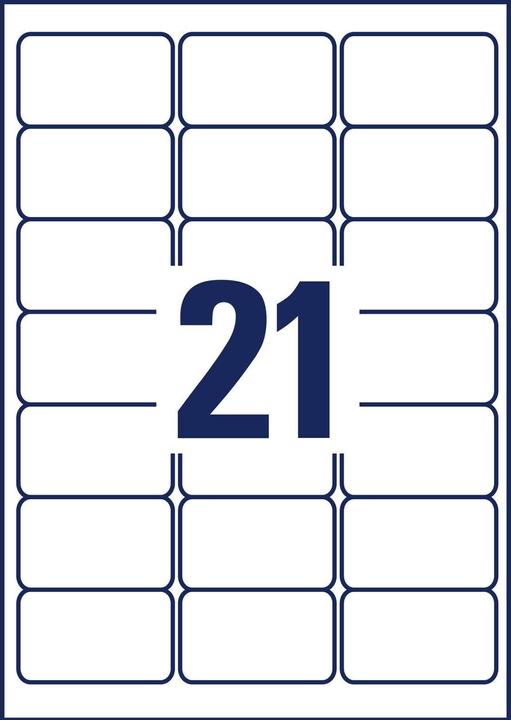 Actual product image Avery Address labels