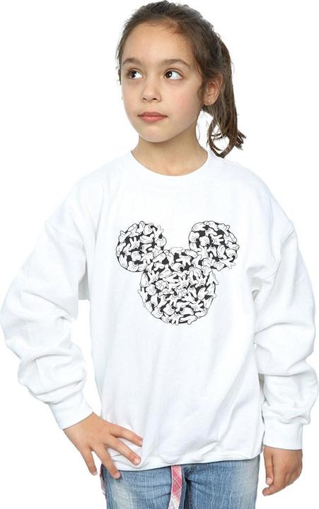 Produktbild Disney Mickey Mouse Head Of Hands Sweatshirt Mädchen (140, 146)