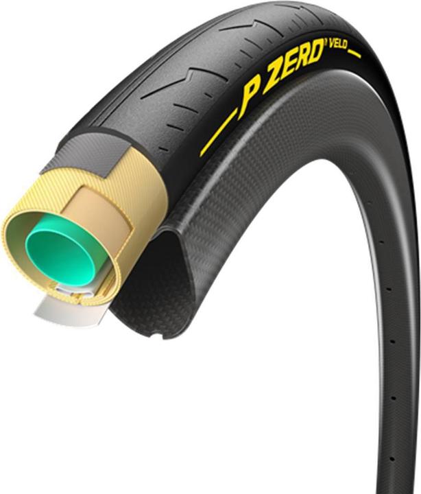 Image du produit Pirelli P Zero Velo 700x25C TUB Collé (28 x 1.00, 28-622)