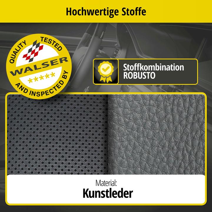 Image du produit Walser Housse de siège pour Audi A3 (8P1) 05/2003-12/2013, 1 housse de banquette arrière