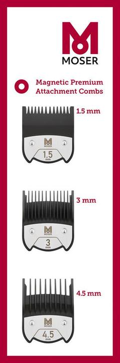 Immagine prodotto Moser Set di pettini magnetici Premium (12 x)