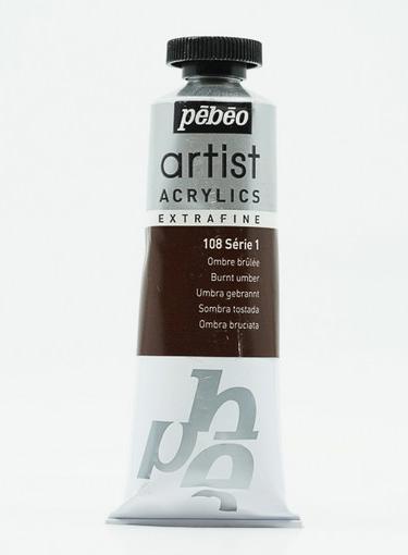 Produktbild Pebeo Artist Acrylics Extrafein Acrylfarben (Umbra gebrannt, 37 ml)