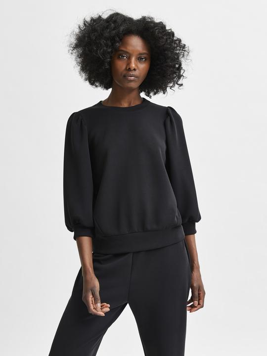 Actual product image Selected Femme Puff shoulder sweatshirt (XXL)