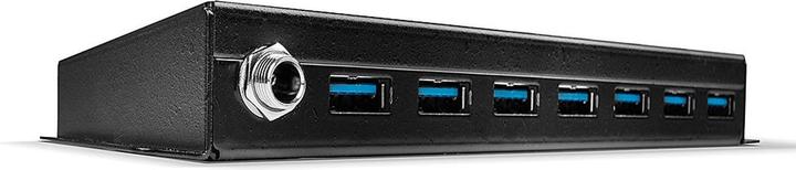Immagine prodotto Lindy Hub industriale USB 3.0 a 7 porte, custodia in metallo (USB-B, 7 Porti)
