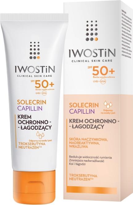 Iwostin Solcrin Capillin, Schutzcreme, SPF 50+, 50 ml (Sonnencreme, SPF 50, 50 ml)