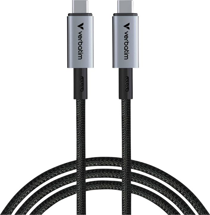 Actual product image Verbatim Sync & Charge USB C to USB C 240W 40 Gbps 120 cm (1.20 m, USB 4.0)