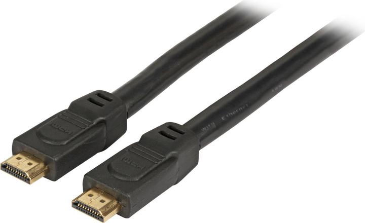 Produktbild EFB Elektronik HighSpeed HDMI+ Kabel with Ethernet 4K60Hz A-A St-St, 0,5m, schwarz Unterstützt Ultra HD / 4K 60Hz V (0.50 m, HDMI)