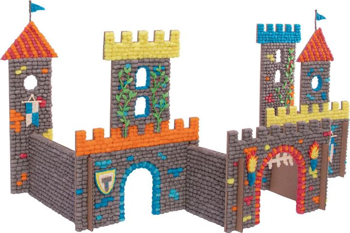 Actual product image Magni PlayMais® MOSAIC BIG WORLD CASTLE - Craft set for children aged 3 and over Motor skills toy with