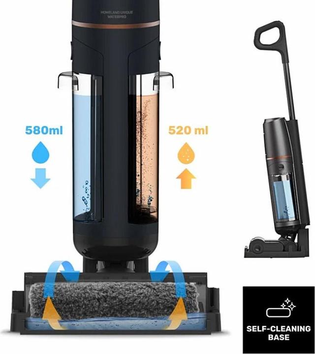 Produktbild Taurus Wet&Dry Homeland Einzigartiger kabelloser Staubsauger WaterPro EST9489290L