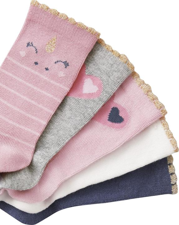 Vertbaudet 5er-Pack Mädchen Socken Oeko-Tex