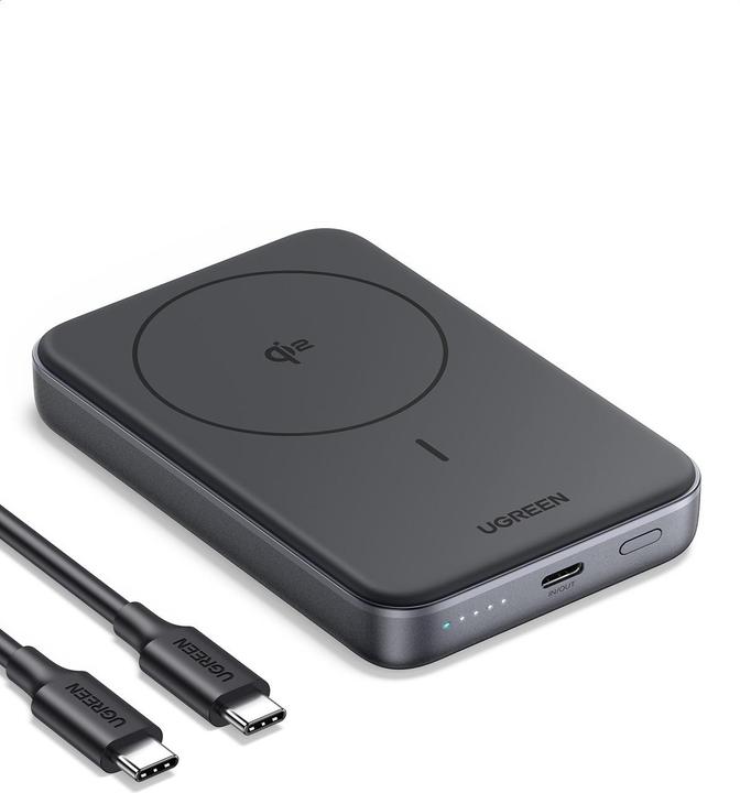 Produktbild Ugreen Magnetic Wireless Power Bank (10000 mAh, 30 W, 37 Wh)