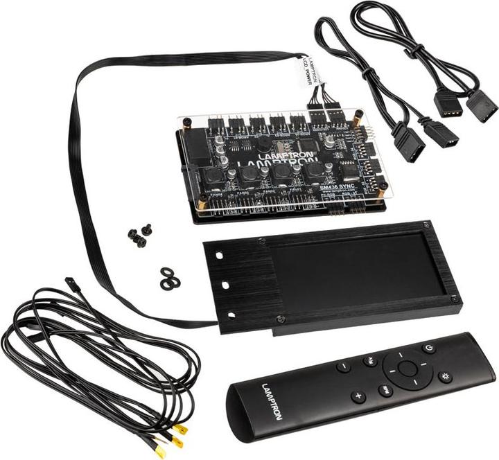 Immagine prodotto Lamptron SM436 Sync Edition PCI Controller per ventole e LED RGB - nero (4 Ventilatore)