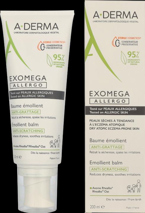 Produktbild A-Derma EXOMEGA ALLERGO Balsam Bals (Körpermilch, 200 ml)