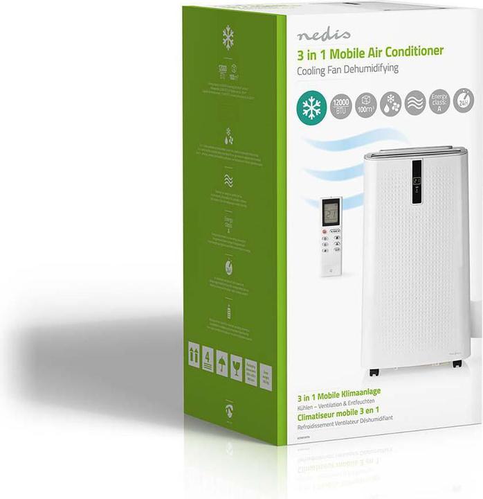 Produktbild Nedis ACMB1WT12 (100 m², 1200 BTU/h)