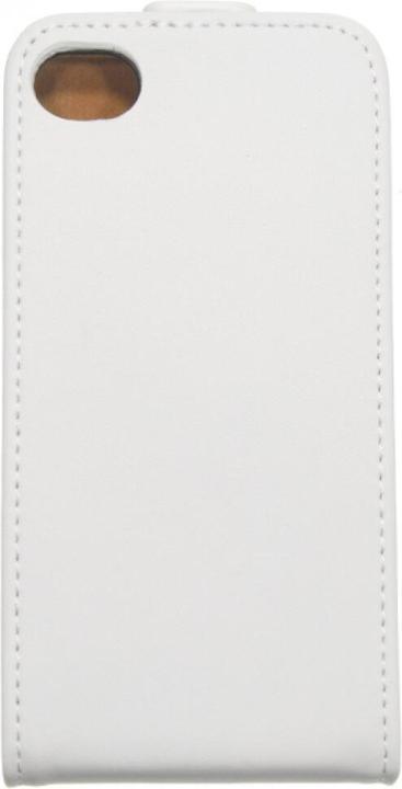 Produktbild OEM Slim Leather Flip Case iPhone 4/4s White (Apple iPhone 4s, Apple iPhone 4)