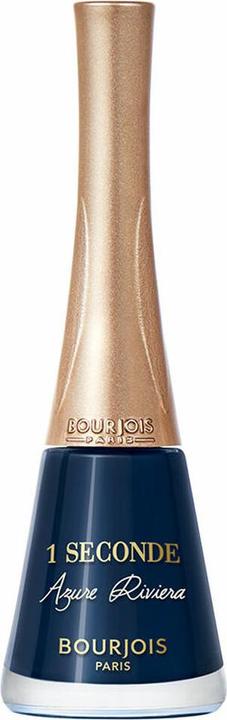 Bourjois French Riviera Collection 1 Second Nail Polish 57 Azure Riviera 9ml (57 - Blau Riviera, Farblack)