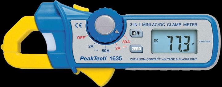 Image du produit Peaktech P 1635 Pince ampèremétrique (CAT III 600V)