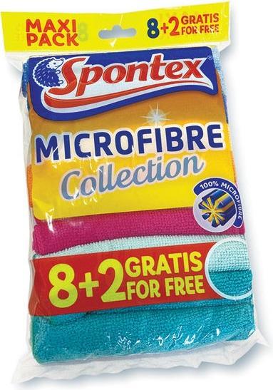 Actual product image Spontex Microfibre Set 8+2Gra 19780028 (10 pcs.)