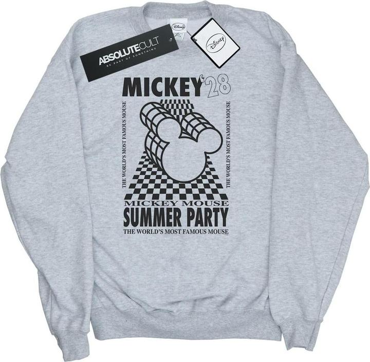 Actual product image Disney Mens Mickey Mouse Summer Party Sweatshirt (XXL)