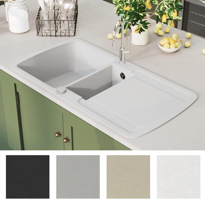 Produktbild VidaXL Novah (Einbauspüle, 50 cm, 96 cm)
