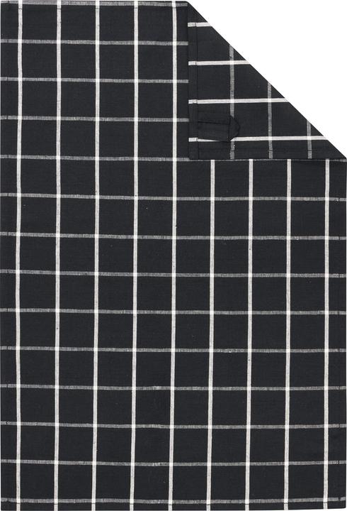 Produktbild Cawö Geschirrtuch Zoom Caro Schwarz/Weiss (50 x 70 cm)