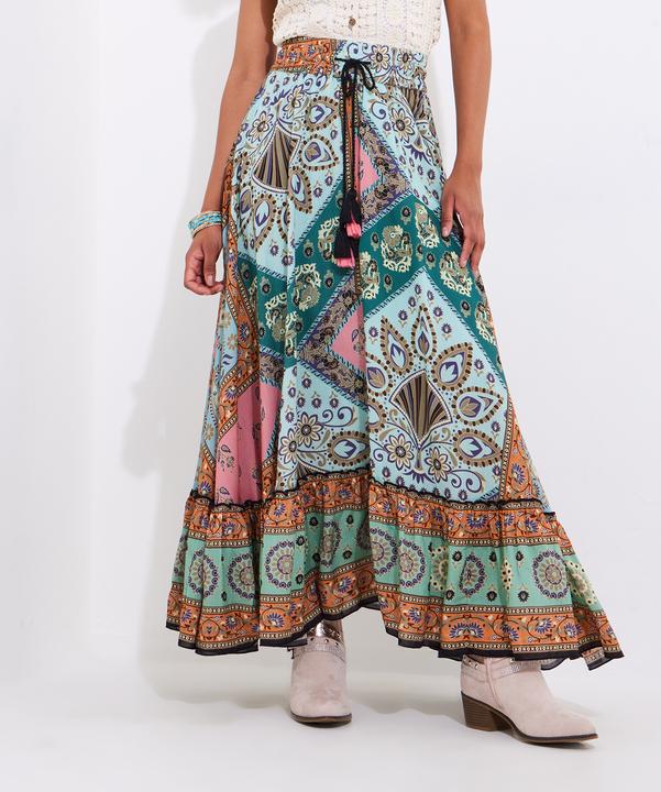 Actual product image Joe Browns Patchwork Midi Skirt (36)