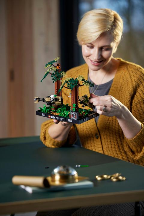 Actual product image LEGO Chase on Endor - Diorama (75353, LEGO Star Wars)
