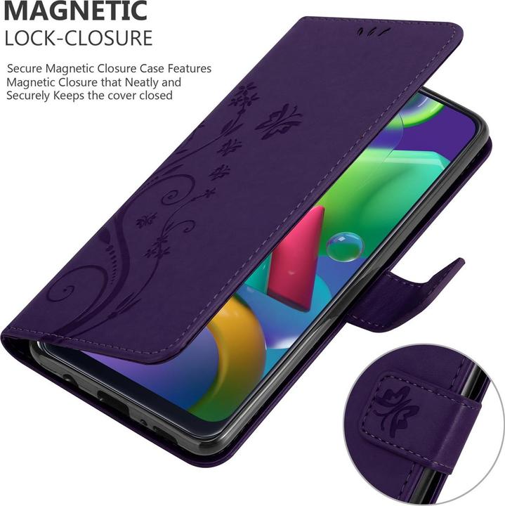 Produktbild Cadorabo Flower Book Cover (Samsung Galaxy M31)