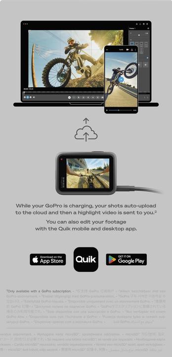 Produktbild GoPro HERO13 Black (inkl. 128 GB MicroSDXC) (60p, Bluetooth, WLAN)