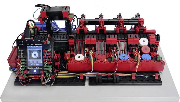 Immagine prodotto Fischertechnik Garanzia di qualità con modello di simulazione AI Dispositivo finito 9 V