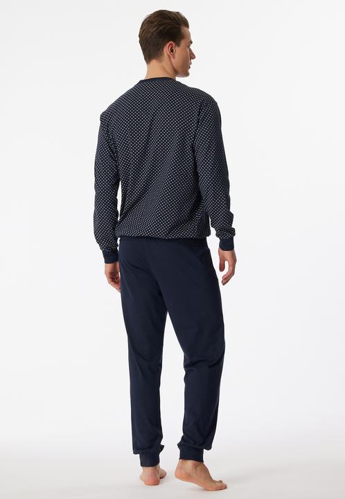 Image du produit Schiesser pyjama long naturel 100% coton | aussi grande taille (62)