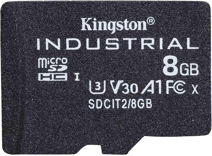 Kingston Industrial (8 GB, microSDHC, U3, UHS-I)