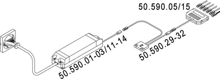 Immagine prodotto L&S Interruttore Touch-LED 12 Volt SMD Power