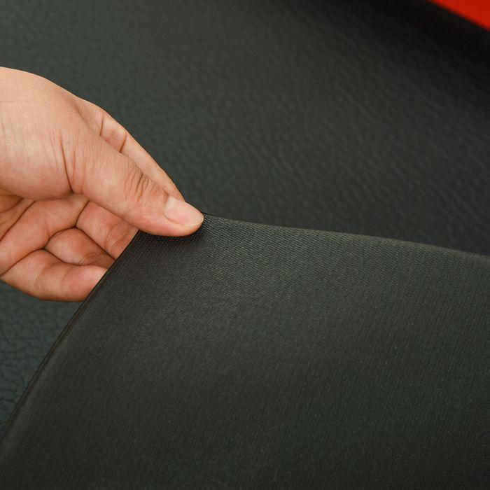 Actual product image Swisshandel24 Floor protection mat for fitness equipment Floor mat Underlay mat PVC Black 180 x 90 x 0.6 cm (0.60 cm)