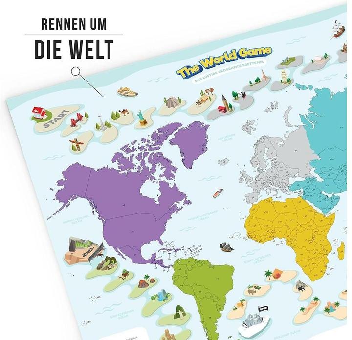 Produktbild The World Game Das lustige Geographie-Brettspiel (Deutsch)