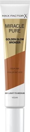 Actual product image Max Factor Miracle Pure Golden Glow Bronzer - Bronzer 15 ml 001 Light-To-Medium (001 Light-To-Medium, Bronzer)