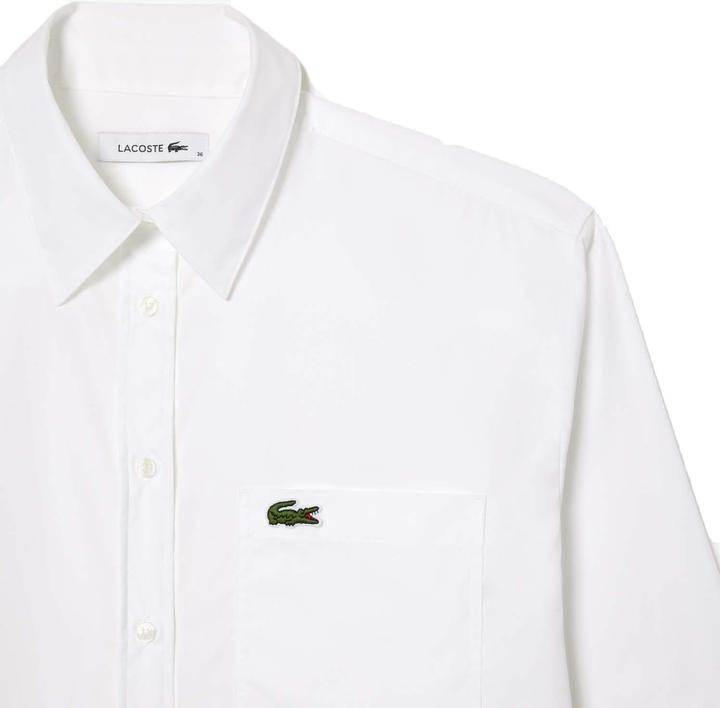 Actual product image Lacoste Womens/Ladies Pocket Oversized Shirt (36 D)