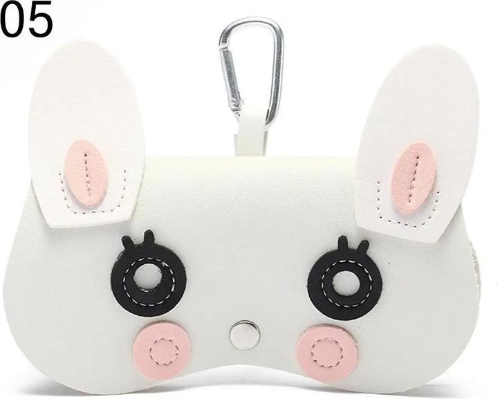Only-Bags.Store Cartoon Portable Sun Eye Glasses Box PU Leder Brillenetui Sonnenbrille